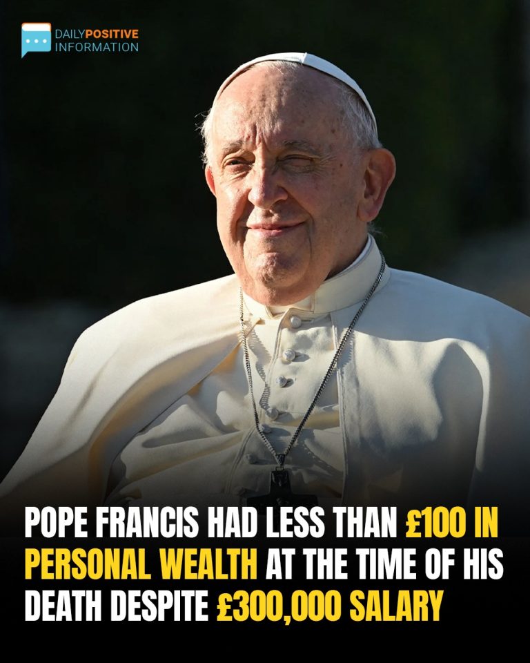 Pope Francis Left Behind Just £100 In Personal Wealth, Choosing Humility Over Riches