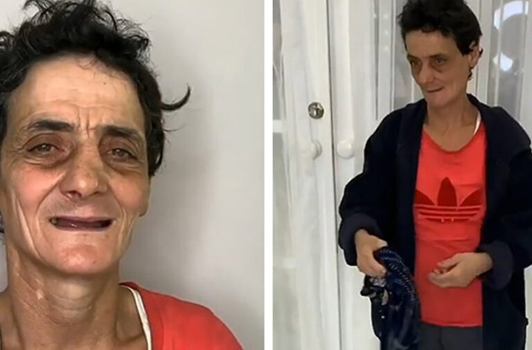The homeless woman changed unrecognizably due to the skilled work of the specialists
