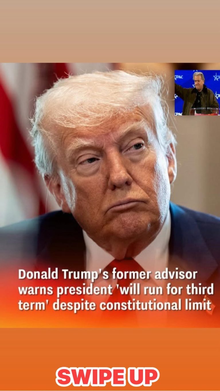 Donald Trump’s former advisor warns president ‘will run for third term’ despite constitutional limit