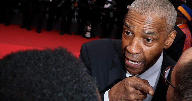 Denzel Washington snaps at Cannes – here’s what he said