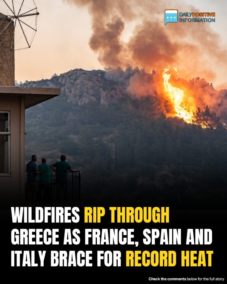 Europe Heatwave Turns Deadly — Tourist Dies In Spain As Wildfires Rage In Greece